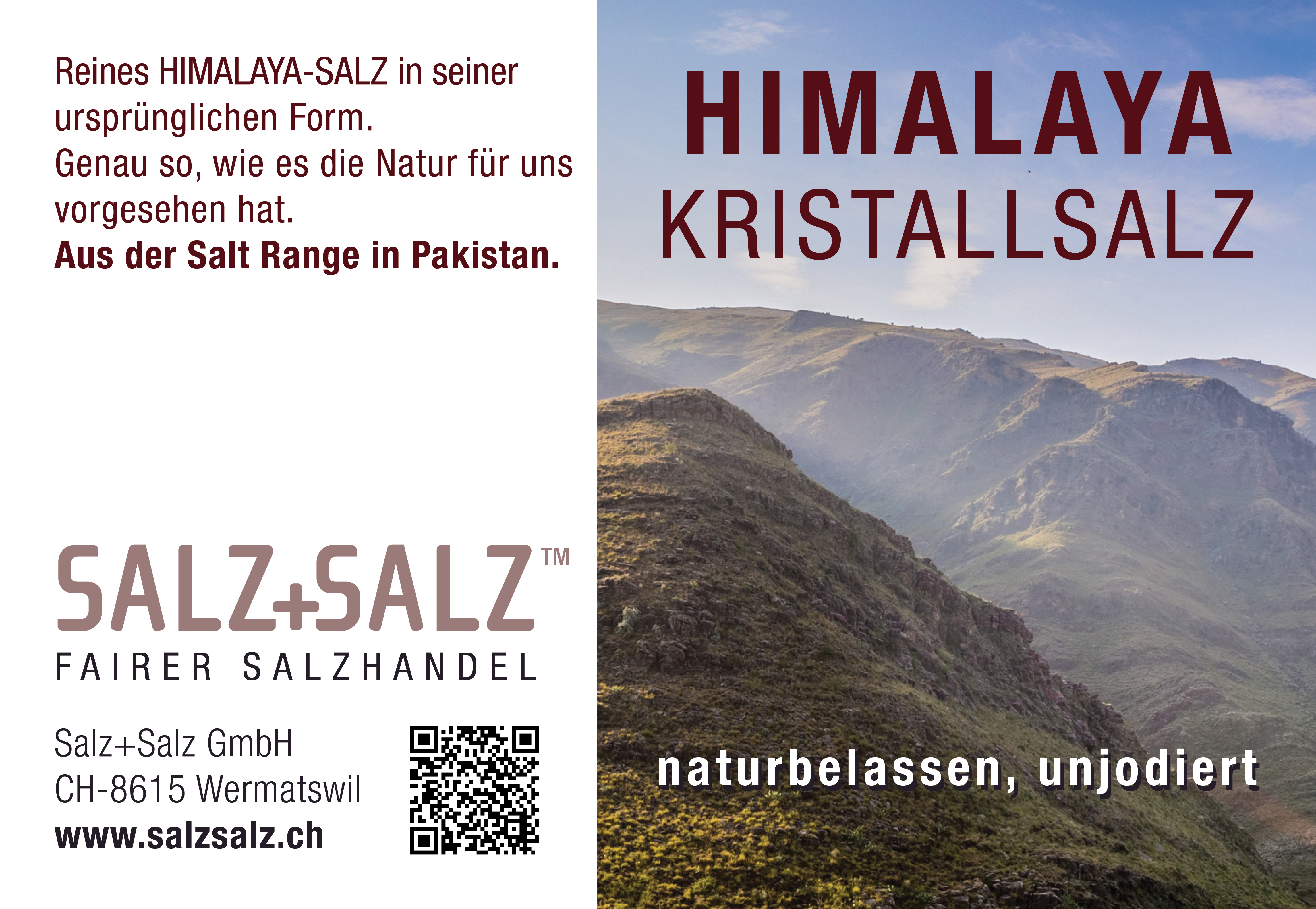Etikette Himalaya Salz