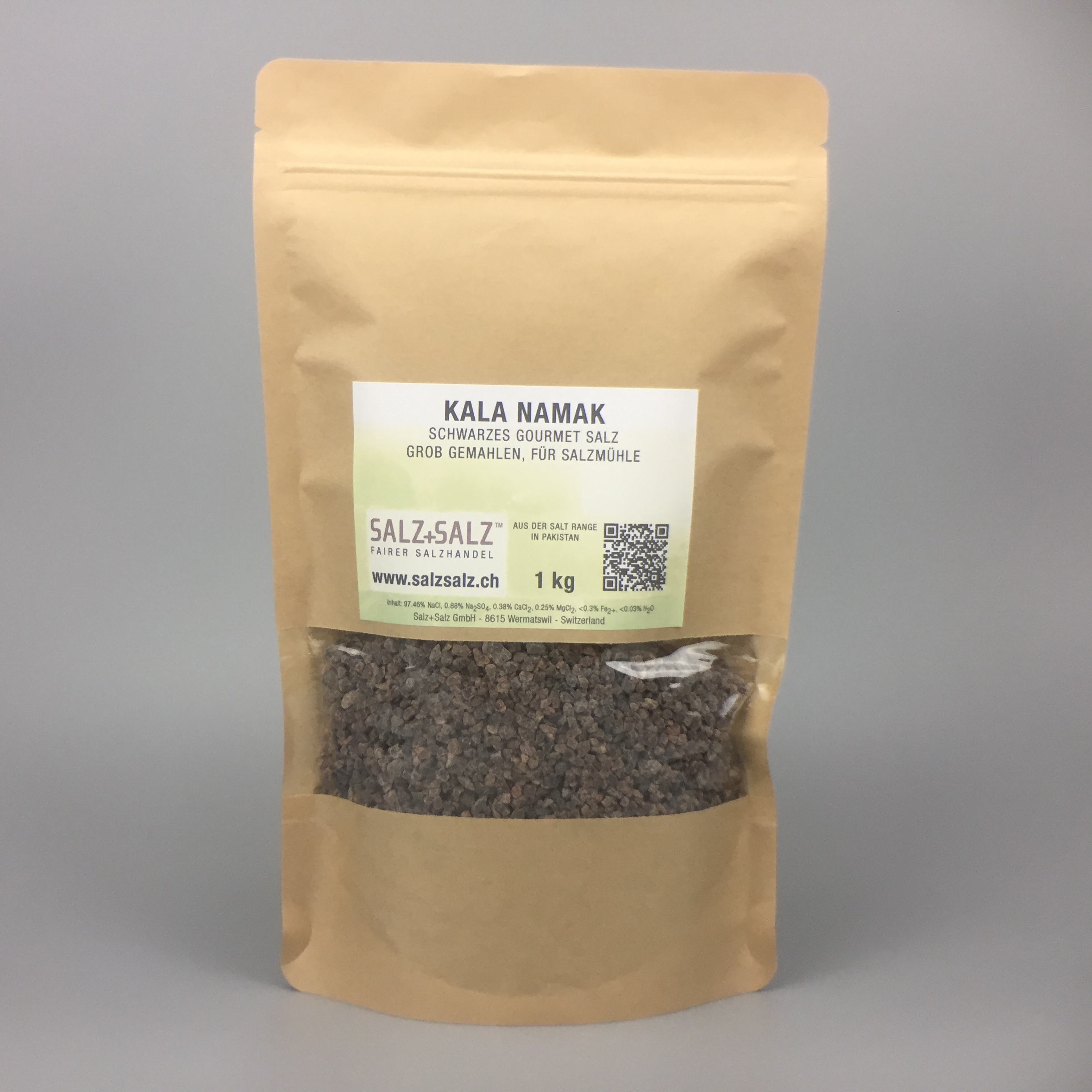 Kala Namak schwarzes Salz grob gemahlen 1kg
